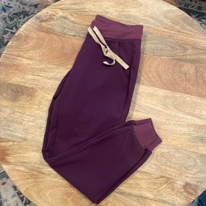 Figs Zamora Jogger Scrub Pants Deep Purple